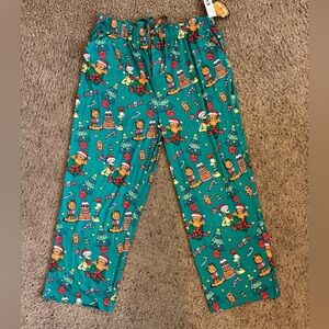 Garfield Comic Men's Christmas Sleep Tossed Print Pajama Pants Mens size XXL